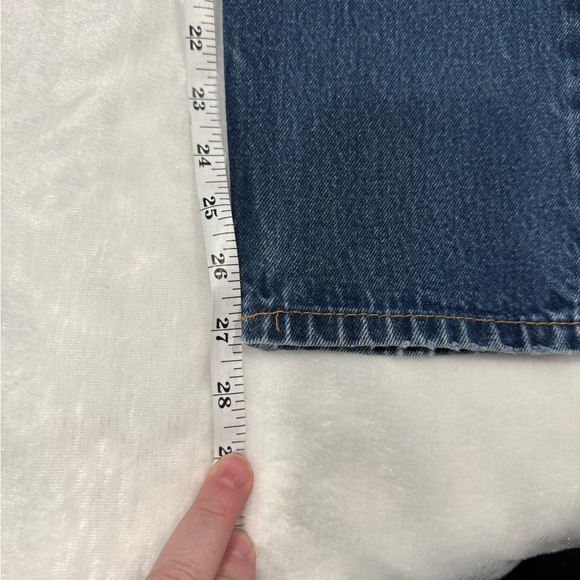 Levi's 505 Classic Blue Straight Jeans Timeless Design 34-30 - Picture 6 of 10